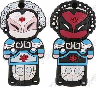 白衣花旦/青衣武生/超酷京劇臉譜U盤