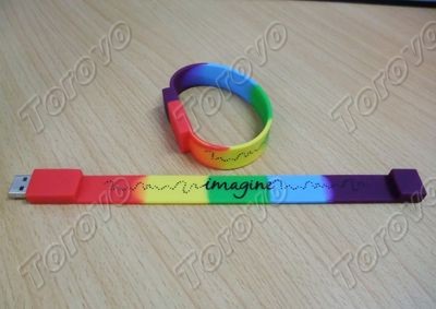 五彩斑斕的手腕U盤