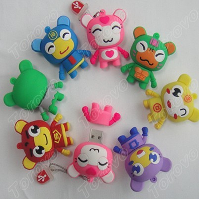生產(chǎn)供應(yīng)卡通設(shè)計的金剛娃娃U盤