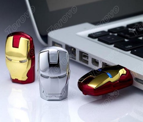 鋼鐵俠面具U盤 塑料殼個性面具U盤