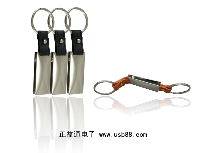 輕巧便捷，迷你鑰匙扣廣告U盤圈
